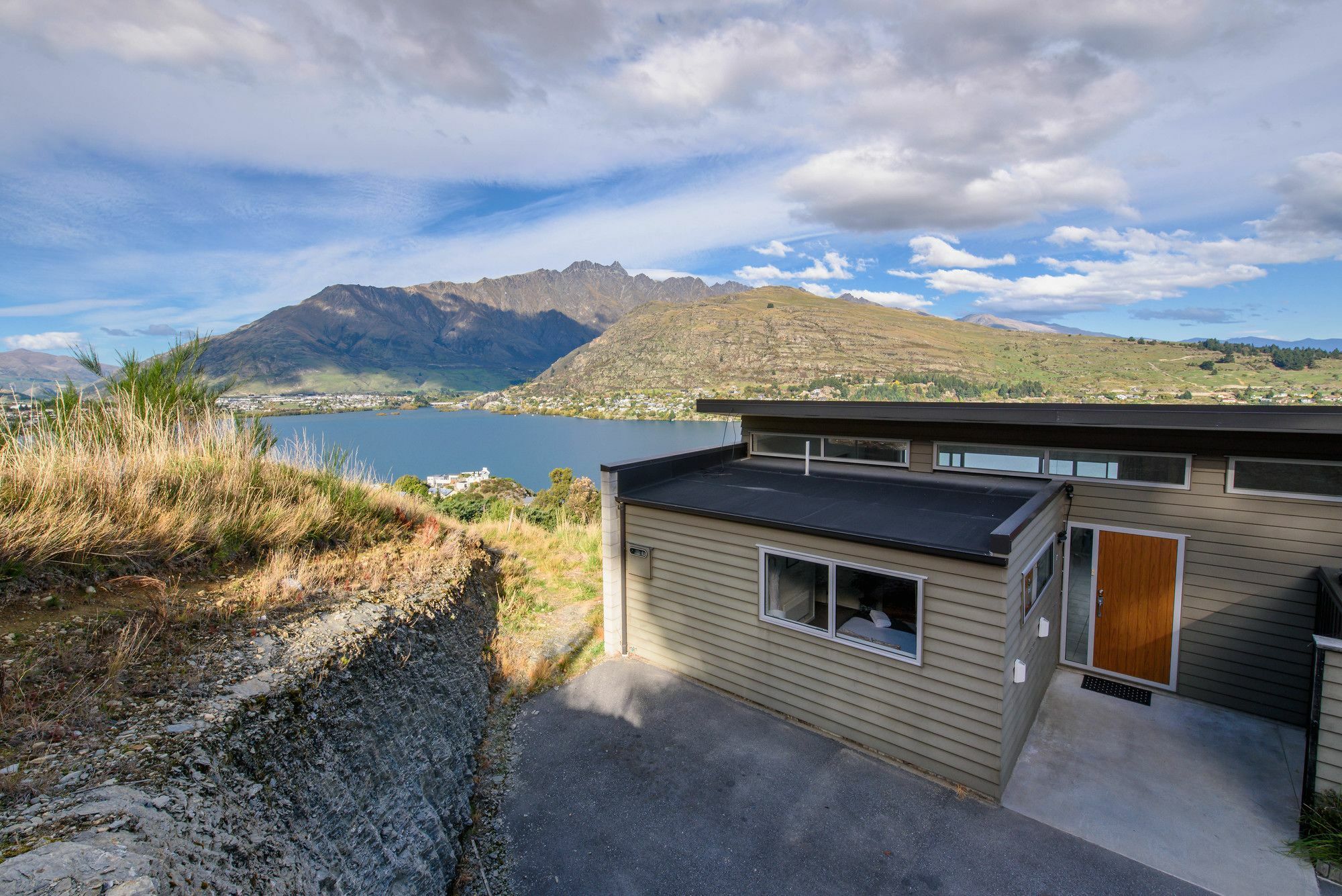 Contemporary Hilltop Abode Queenstown Eksteriør bilde